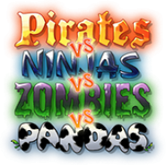 Pirates vs. Ninjas vs. Zombies vs. Pandas HD